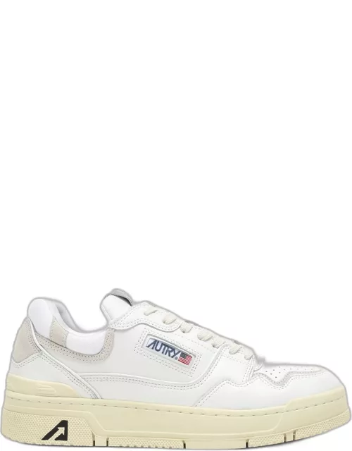 Low CLC white leather trainer