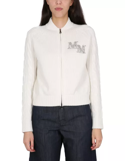 max mara wool and cashmere bomber jacket