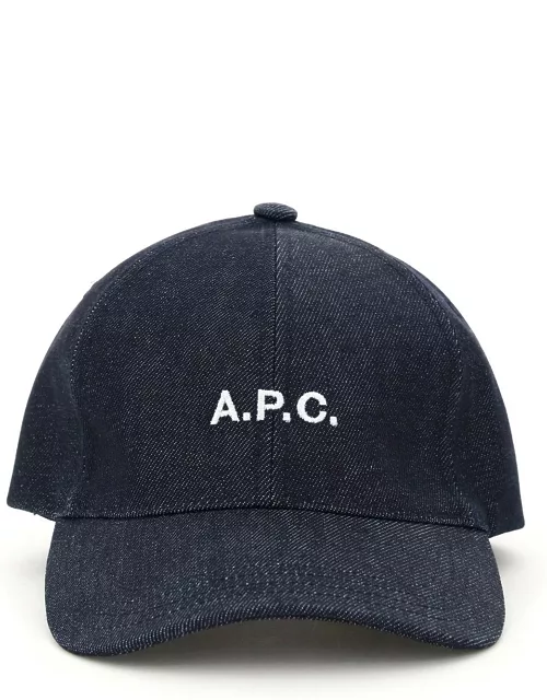 A.P.C. CHARLIE DENIM BASEBALL CAP