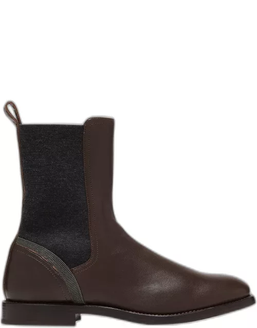 Leather Monili Chelsea Boot