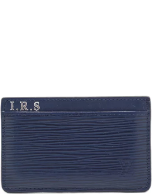Louis Vuitton Indigo Epi Leather Card Holder