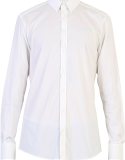 Dolce & Gabbana White Stretch Shirt