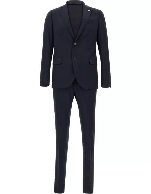 Manuel Ritz Two-piece Cool Wool Blend Suit