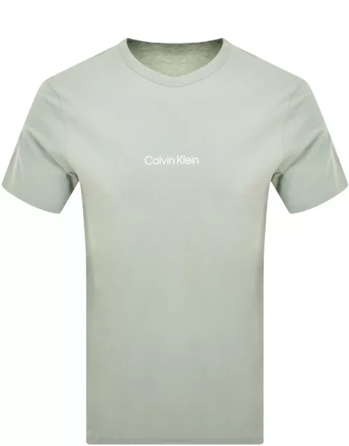 Calvin Klein Lounge Logo T Shirt Green