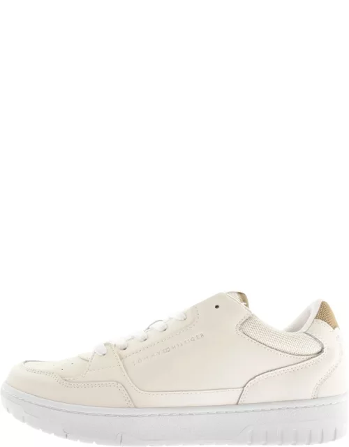 Tommy Hilfiger Basket Core Leather Trainers White