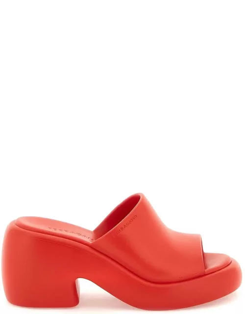 FERRAGAMO mules with chunky sole