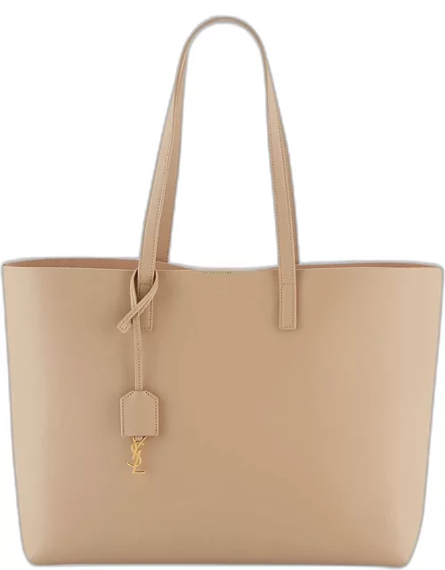 Shopping Bag East-West Tote in Smooth Leather