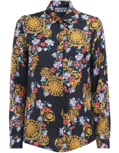 Versace Jeans Couture Shirt In Print Viscose Twil
