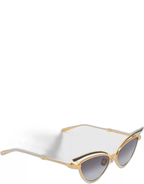 V-Glassliner Titanium Cat-Eye Sunglasse