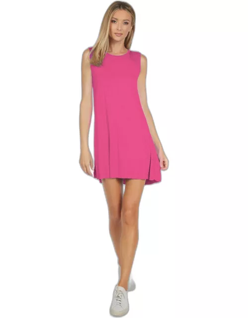 Gilly Core Dress - Bright Pink