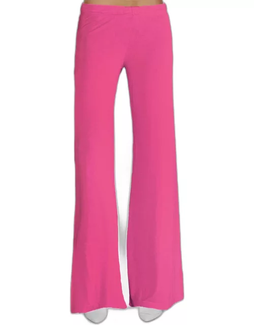 Derby Wide Leg Pant - Bright Pink