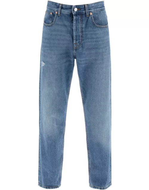 VALENTINO GARAVANI tapered jeans with medium wash