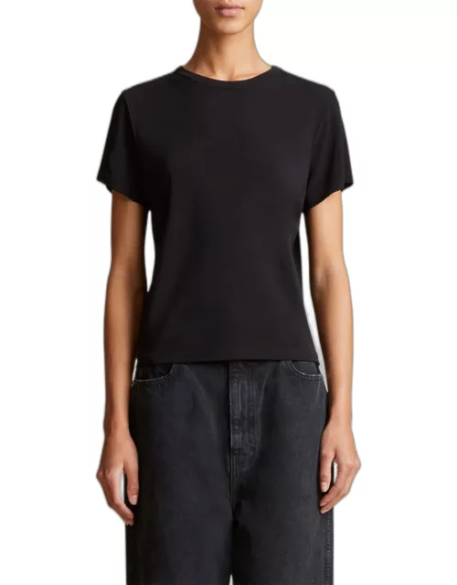 Emmylou Short-Sleeve Cotton T-Shirt