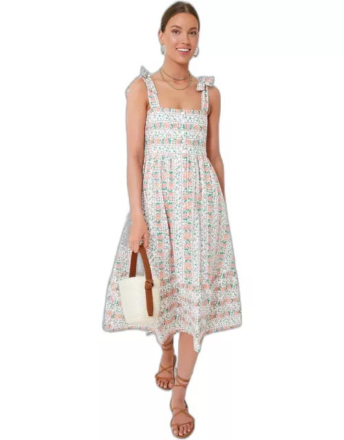 Floral Lupine Maxi Dres