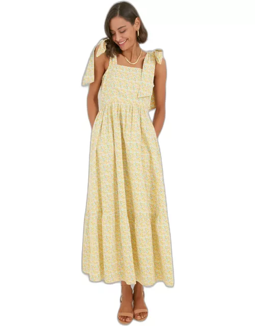 Yellow Floral Clemmie Maxi Dres