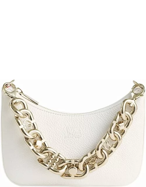 Loubila Chain mini white bag