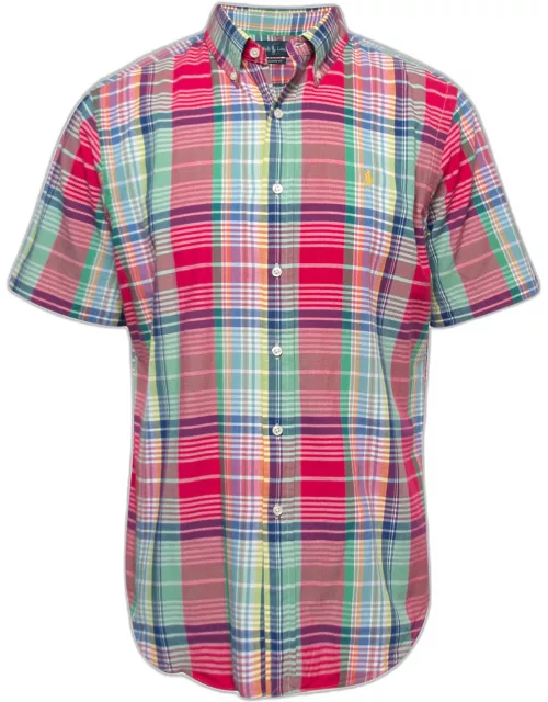 Ralph Lauren Multicolor Patterned Cotton Short Sleeve Shirt