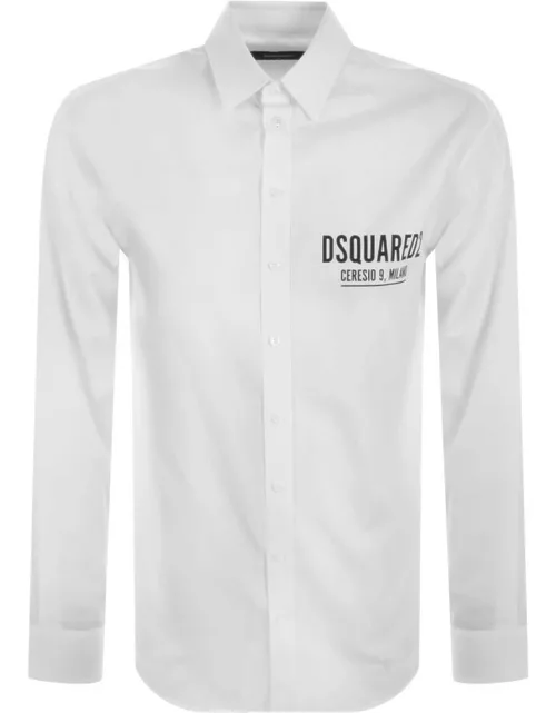 DSQUARED2 Ceresio 9 Long Sleeve Shirt White