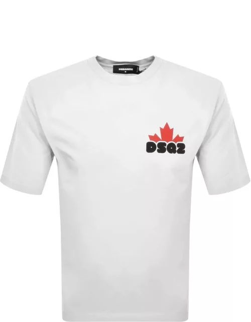 DSQUARED2 Loose Fit T Shirt White