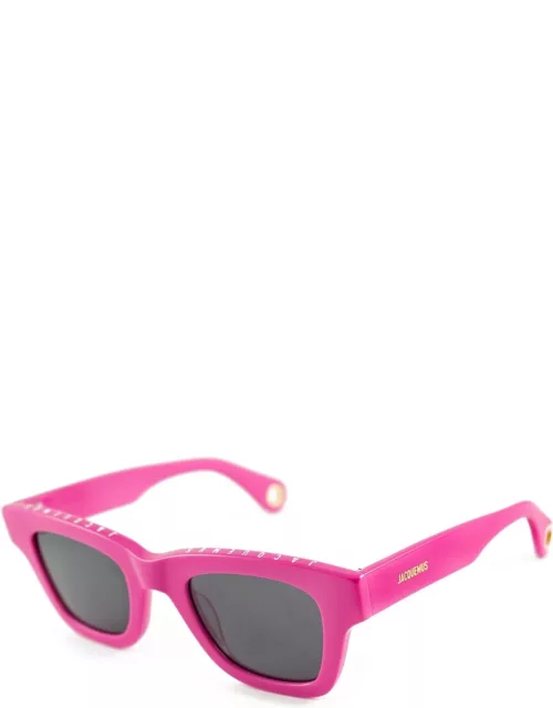 Jacquemus Les Lunettes Nocio Pink Sunglasse