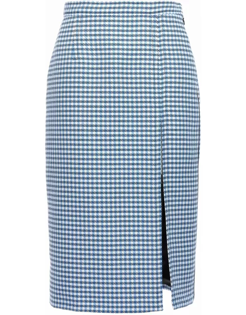 Marni Check Longuette Skirt