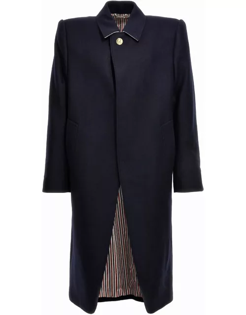 Thom Browne elongated Bal Collar Coat