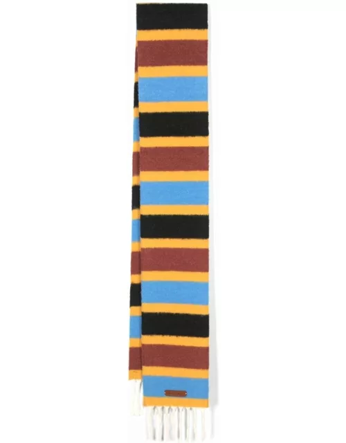 Marni Fringed Scarf With Labe