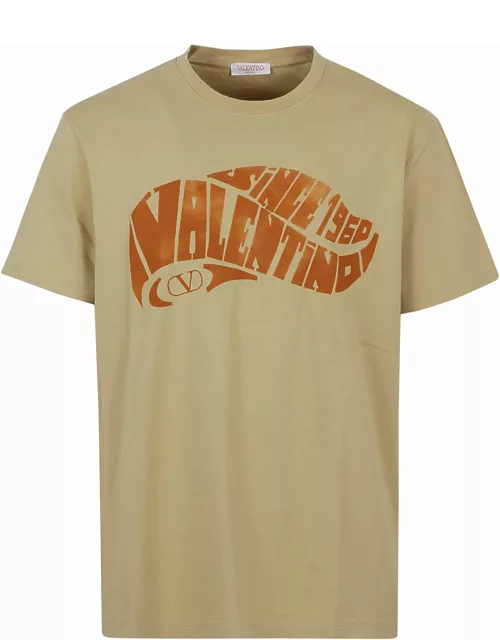 Valentino Garavani T-shirt Jersey Print Valentino Surf