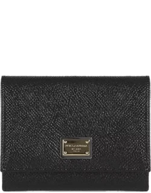 Dolce & Gabbana Continental Wallet In Calf Leather