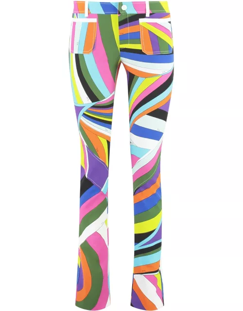Pucci Printed Cropped Trouser