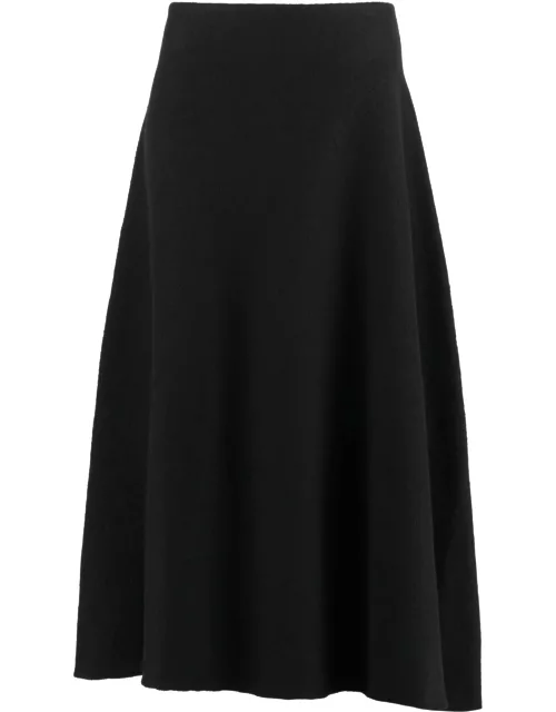 Jil Sander Asymmetrical Wool Skirt