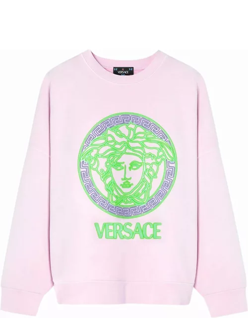 Versace Sweatshirt With Medusa Logo