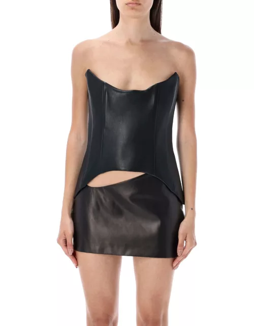 Monot Leather Bustier Without Glove