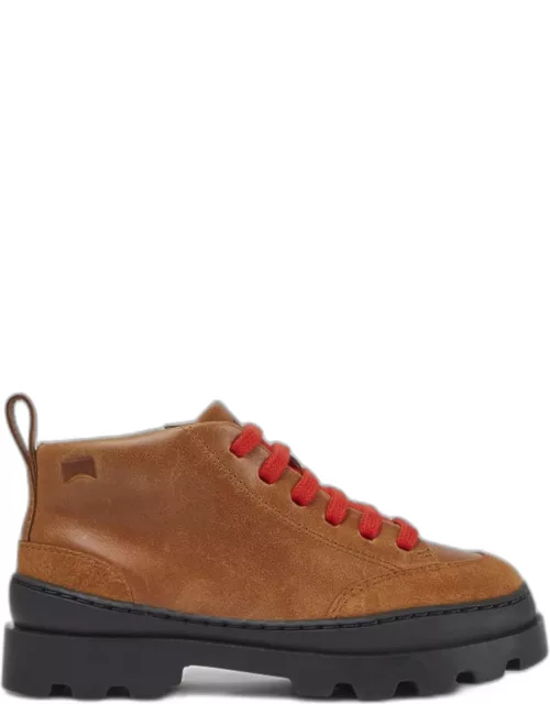 Brutus Camper ankle boot in calfskin and nabuk