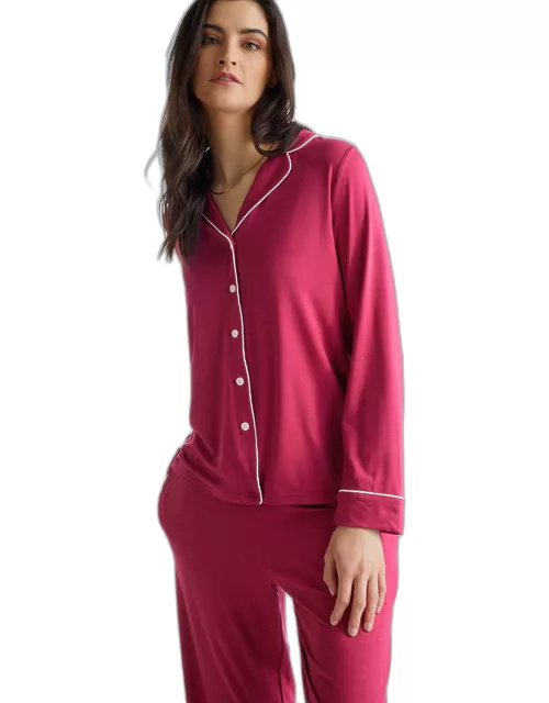 Derek Rose Women's Pyjamas Lara Micro Modal Stretch Berry