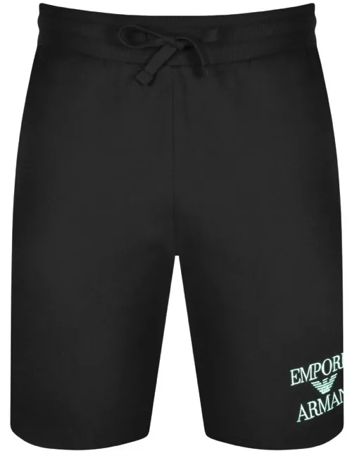 Emporio Armani Lounge Jersey Shorts Black
