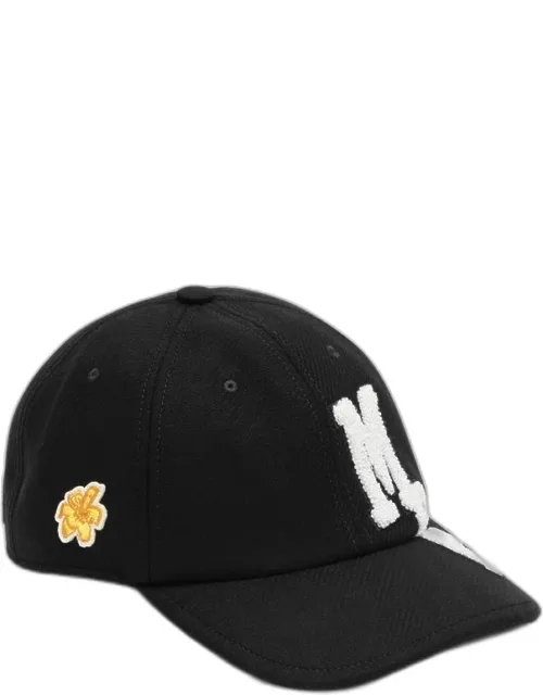 Black sports hat with patche
