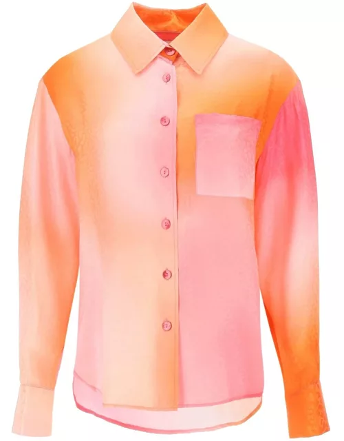 ART DEALER charlie shirt in jacquard silk