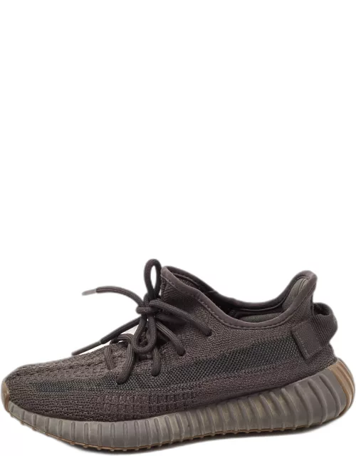 Yeezy x adidas Black Knit Fabric Boost 350 V2 Cinder Sneaker