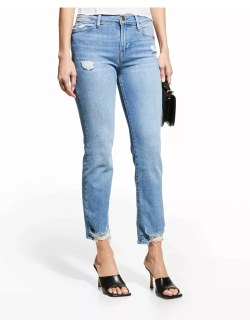 Le High Straight Ankle Jean