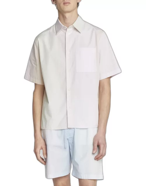 Men's Fading Stripe Short-Sleeve Shirt