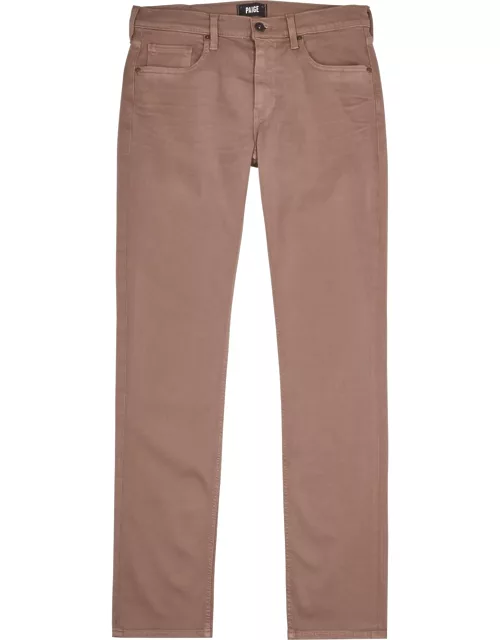 Paige Federal Straight-leg Jeans - TAN