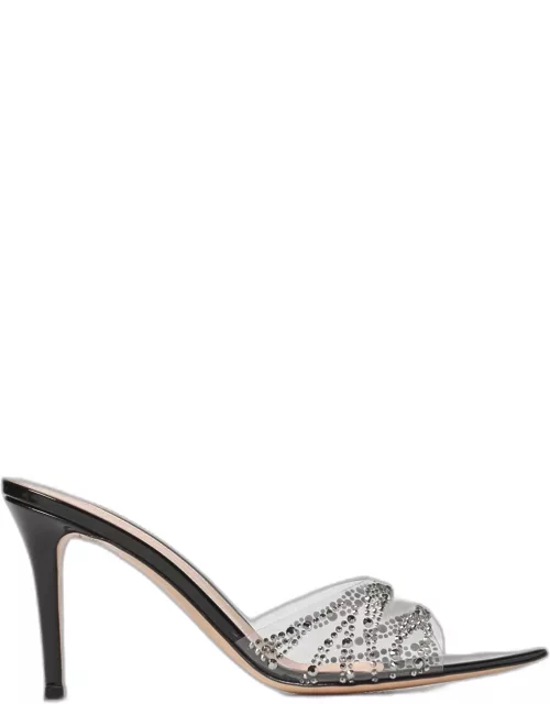 Heeled Sandals GIANVITO ROSSI Woman colour Silver