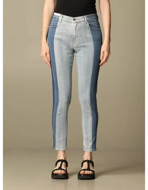 Pt jeans in two-tone deni