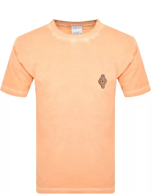 Marcelo Burlon Sunset Cross T Shirt Orange