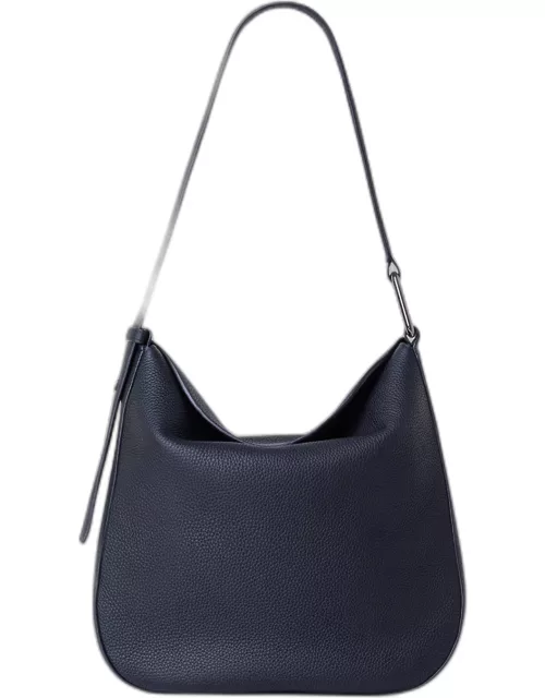 Anna Medium Leather Hobo Bag