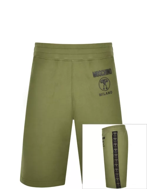 Moschino Jaquard Jersey Shorts Green