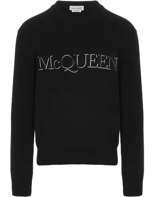 Alexander McQueen Sweater With Embroidered Logo
