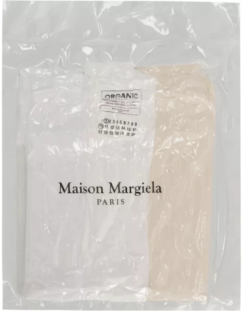 Maison Margiela Set Of Three Cotton T-shirt