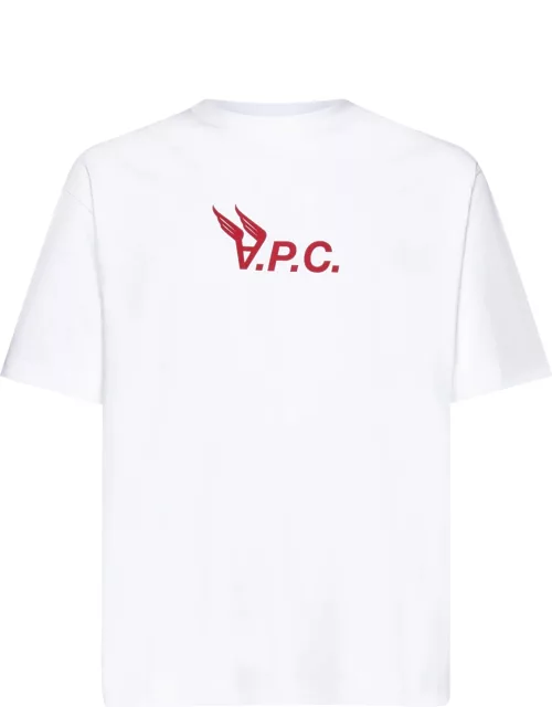 A.P.C. Cashmere White Cotton T-shirt